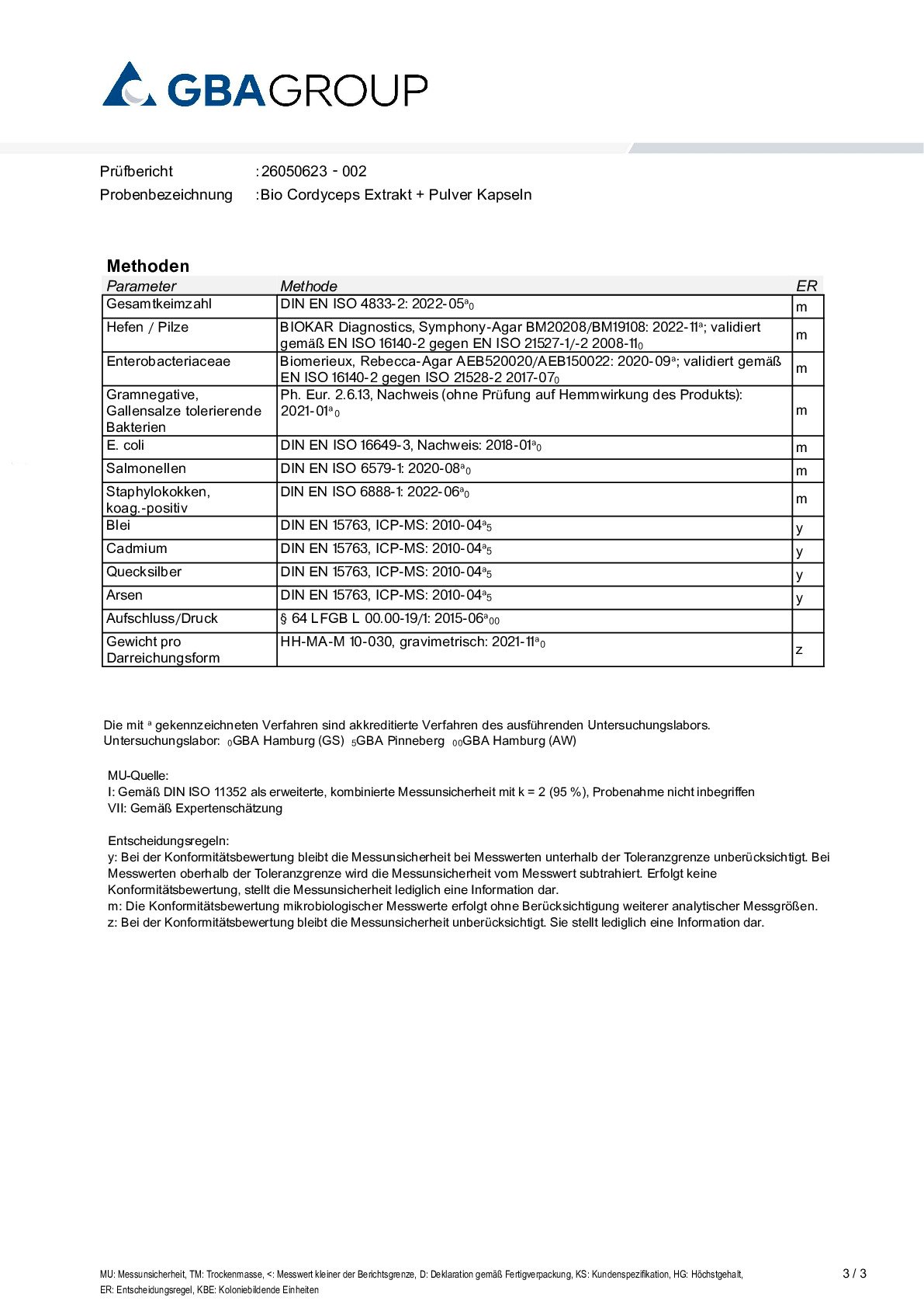 MÉTAUX LOURDS/MICROBIOLOGIE MÉTAUX LOURDS/MICROBIOLOGIE