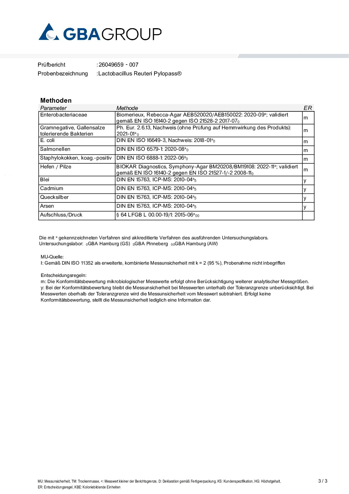 METALLI PESANTI/MICROBIOLOGIA
