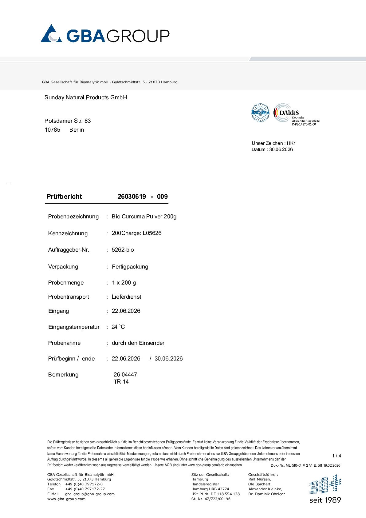 ACTIVE INGREDIENT/HEAVY METALS/MICROBIOLOGY