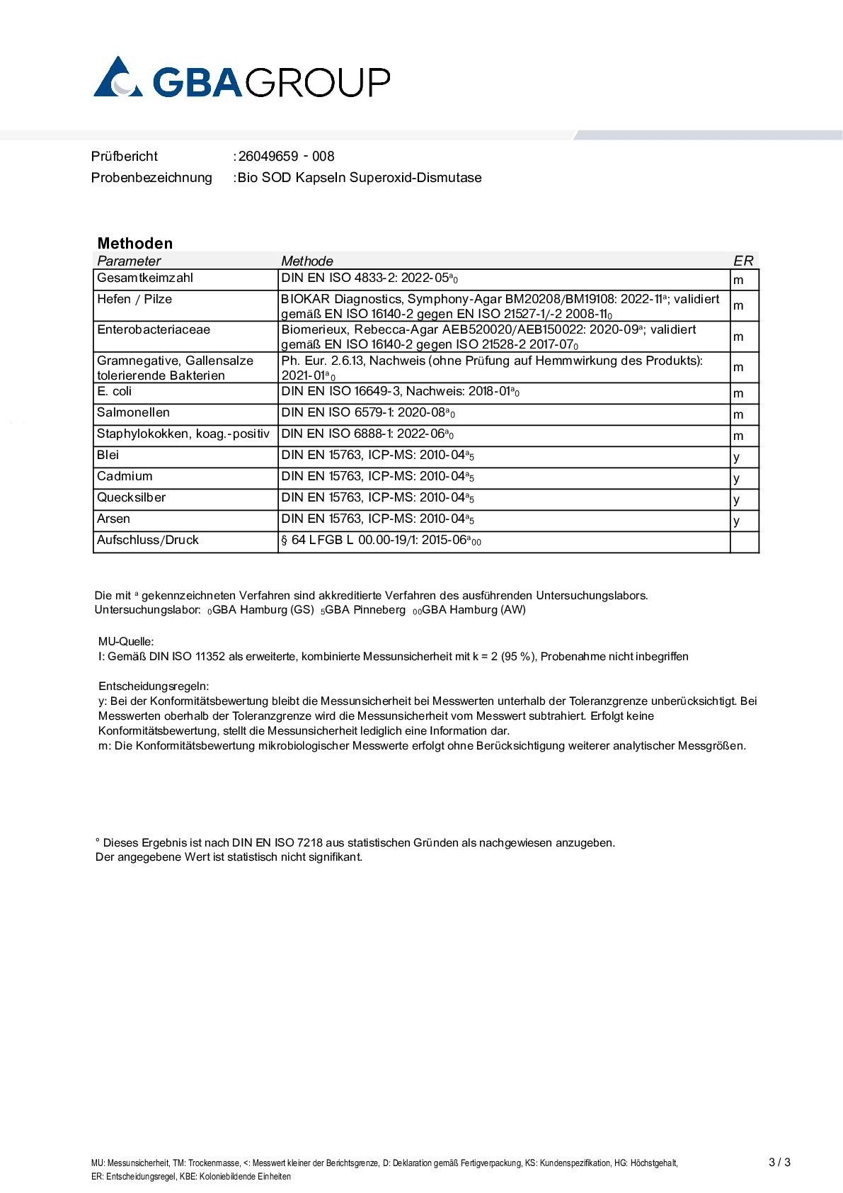 MÉTAUX LOURDS/MICROBIOLOGIE MÉTAUX LOURDS/MICROBIOLOGIE