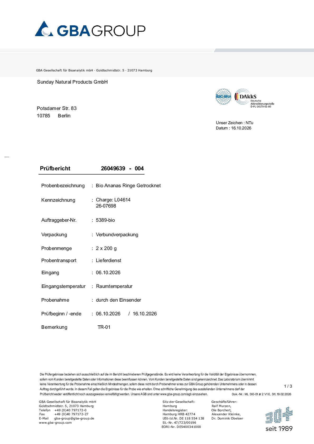 ZWARE METALEN/MICROBIOLOGIE/PESTICIDEN ZWARE METALEN/MICROBIOLOGIE/PESTICIDEN