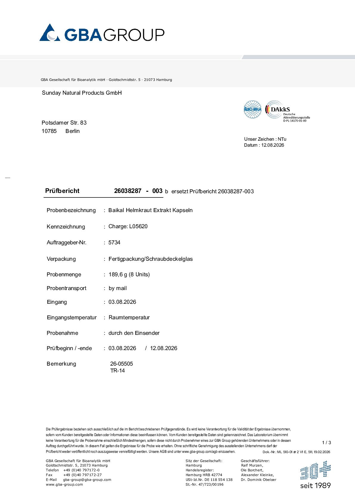 SCHWERMETALLE/MIKROBIOLOGIE SCHWERMETALLE/MIKROBIOLOGIE