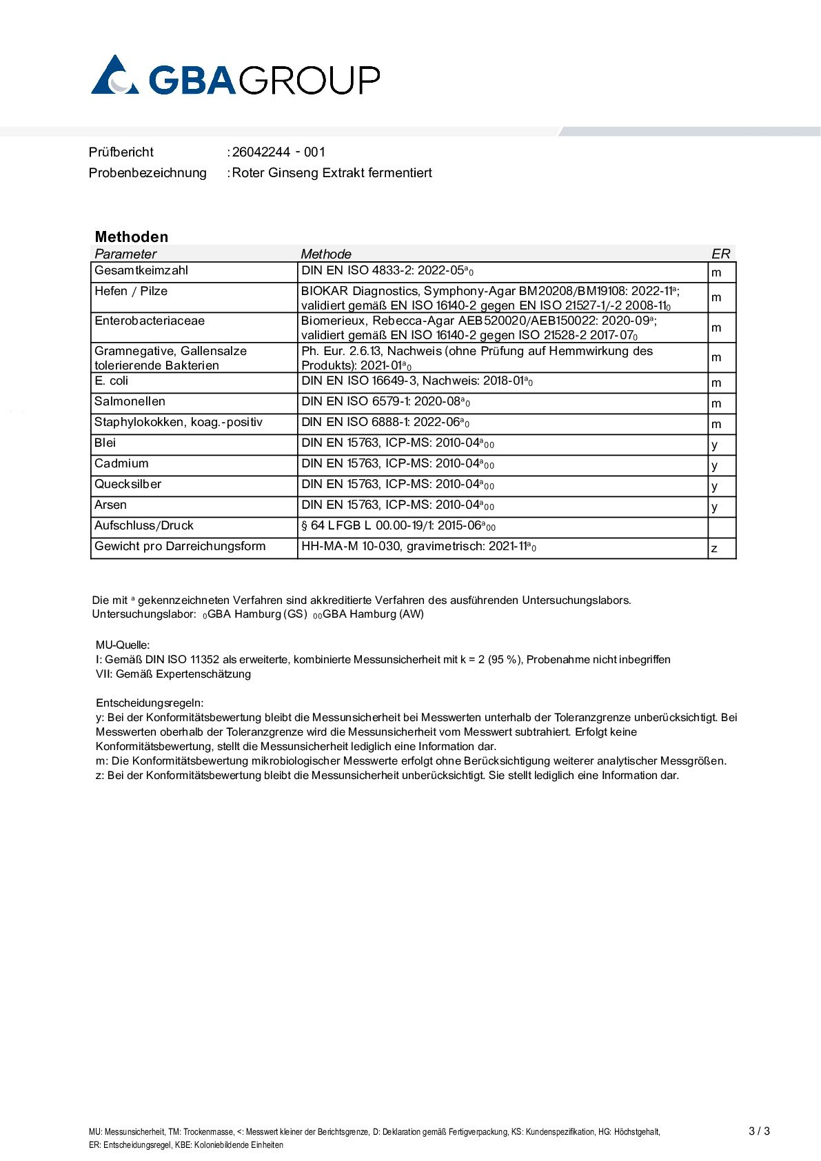 HEAVY METALS/MICROBIOLOGY HEAVY METALS/MICROBIOLOGY