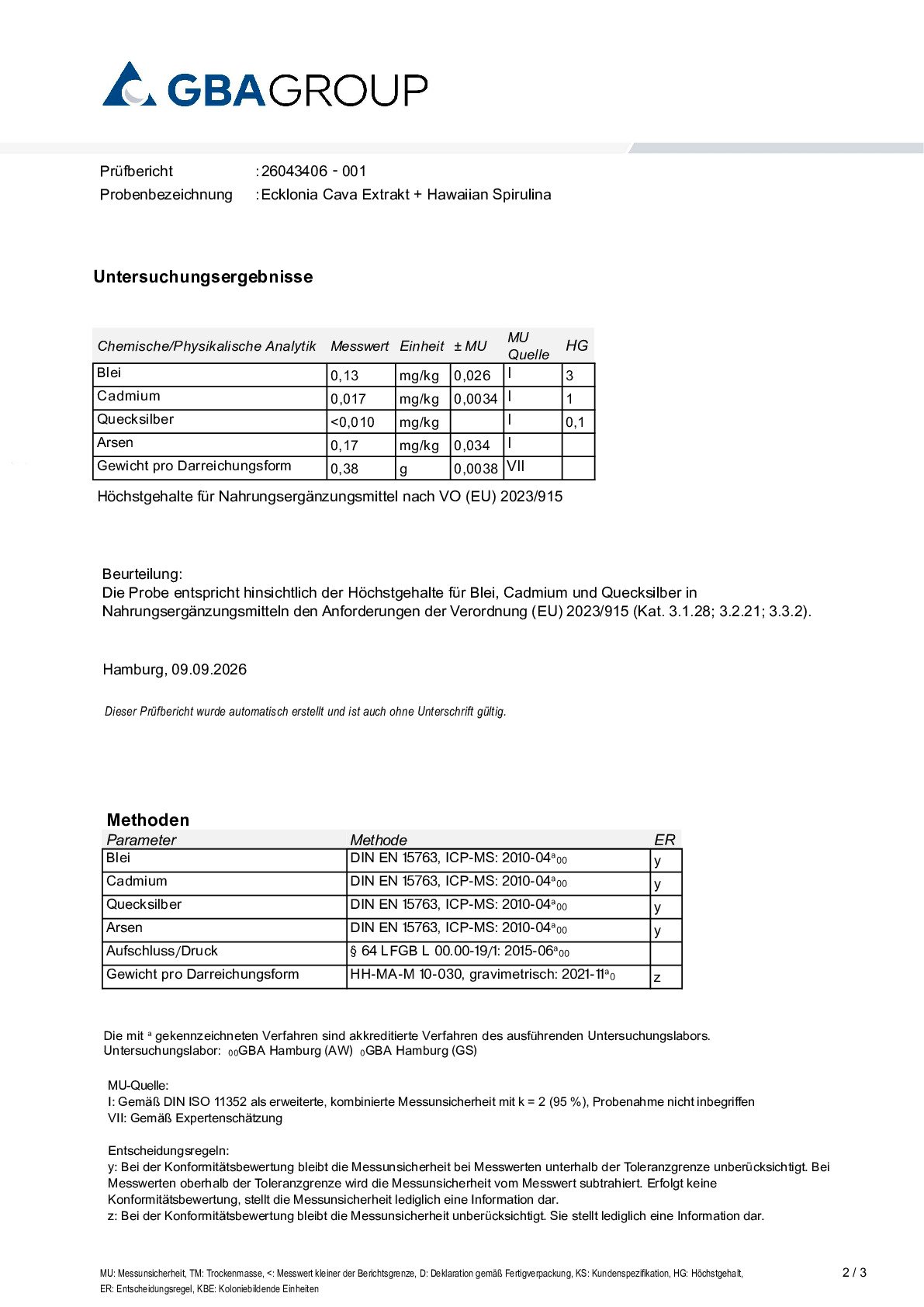 MÉTAUX LOURDS MÉTAUX LOURDS