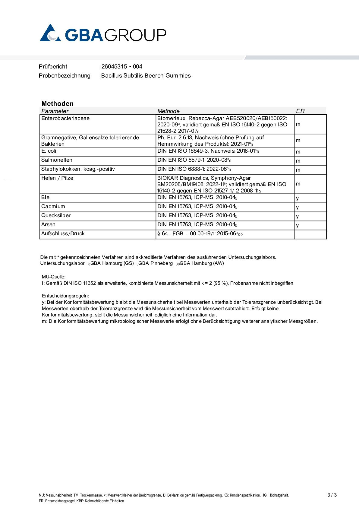TĚŽKÉ KOVY/MIKROBIOLOGIE