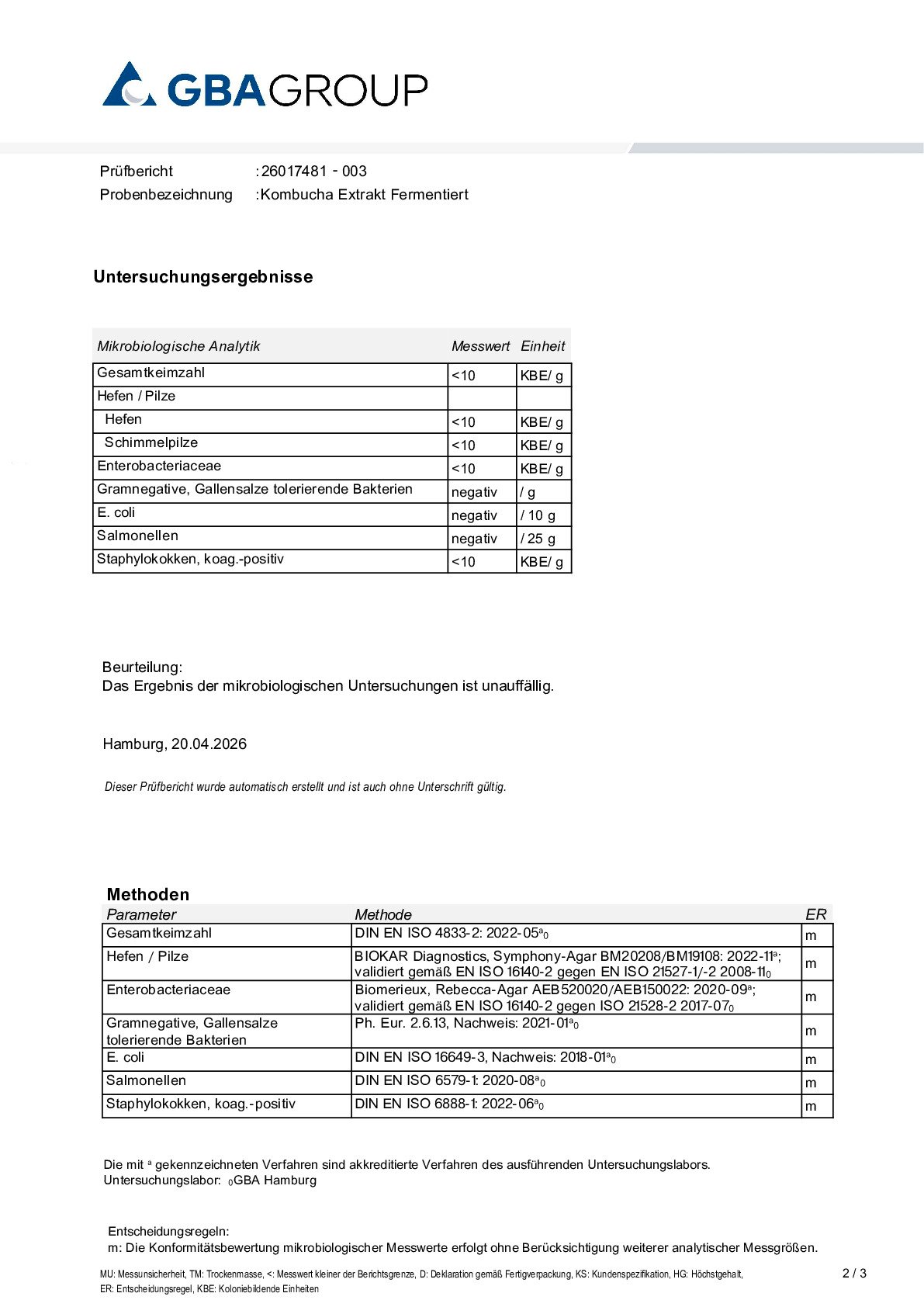 MIKROBIOLOGIE MIKROBIOLOGIE
