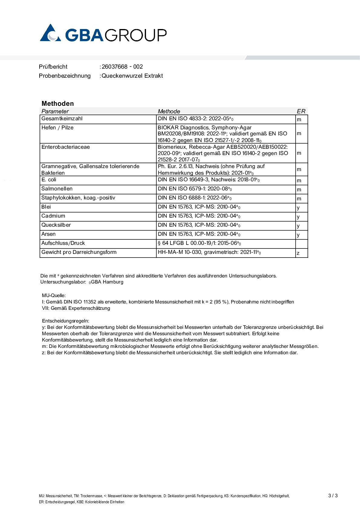 MÉTAUX LOURDS/MICROBIOLOGIE MÉTAUX LOURDS/MICROBIOLOGIE