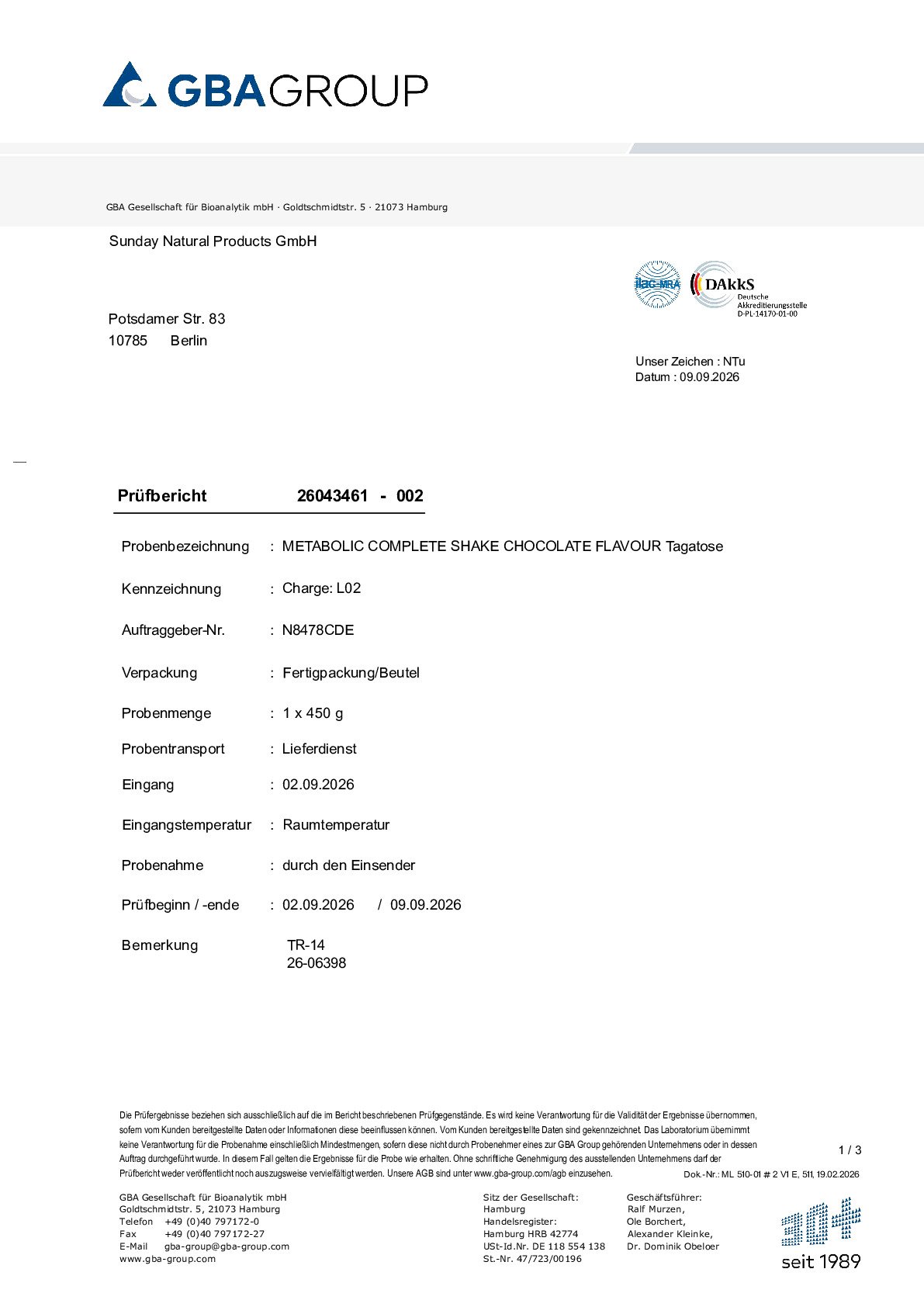 HEAVY METALS/MICROBIOLOGY