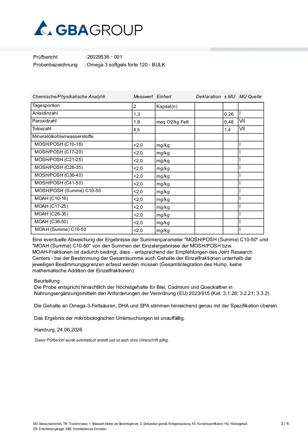 ACTIVE INGREDIENT/HEAVY METALS/MICROBIOLOGY ACTIVE INGREDIENT/HEAVY METALS/MICROBIOLOGY
