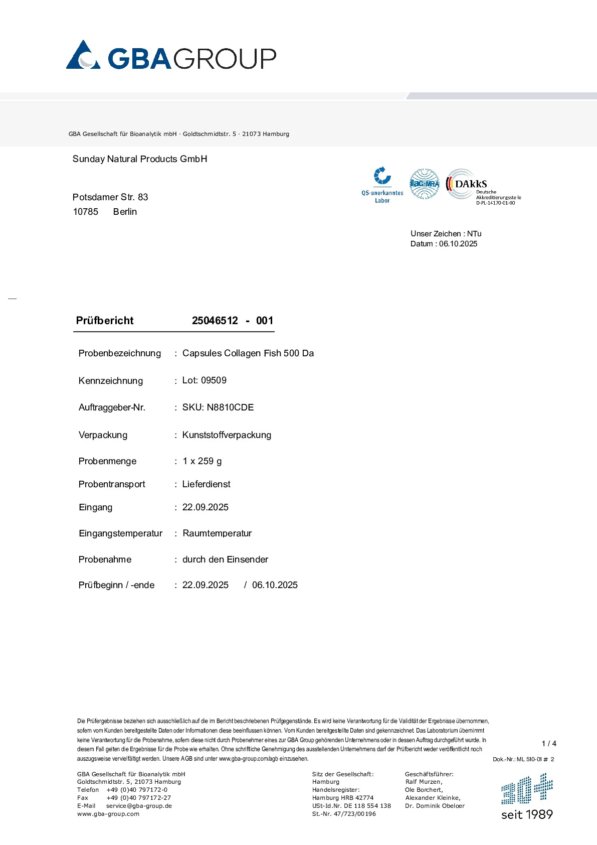 MIKROBIOLOGIE/SCHWERMETALLE/AKTIVE ZUTATEN MIKROBIOLOGIE/SCHWERMETALLE/AKTIVE ZUTATEN