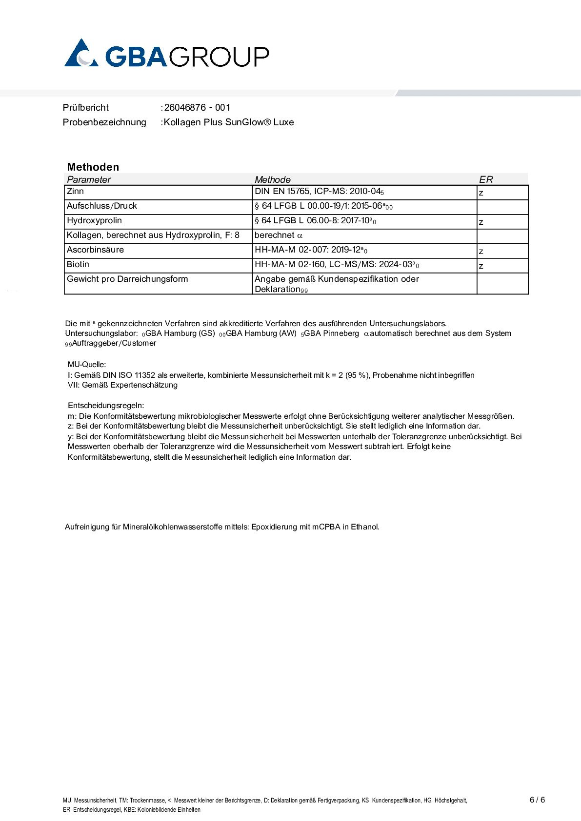 PRINCIPES ACTIFS/MÉTAUX LOURDS/MICROBIOLOGIE