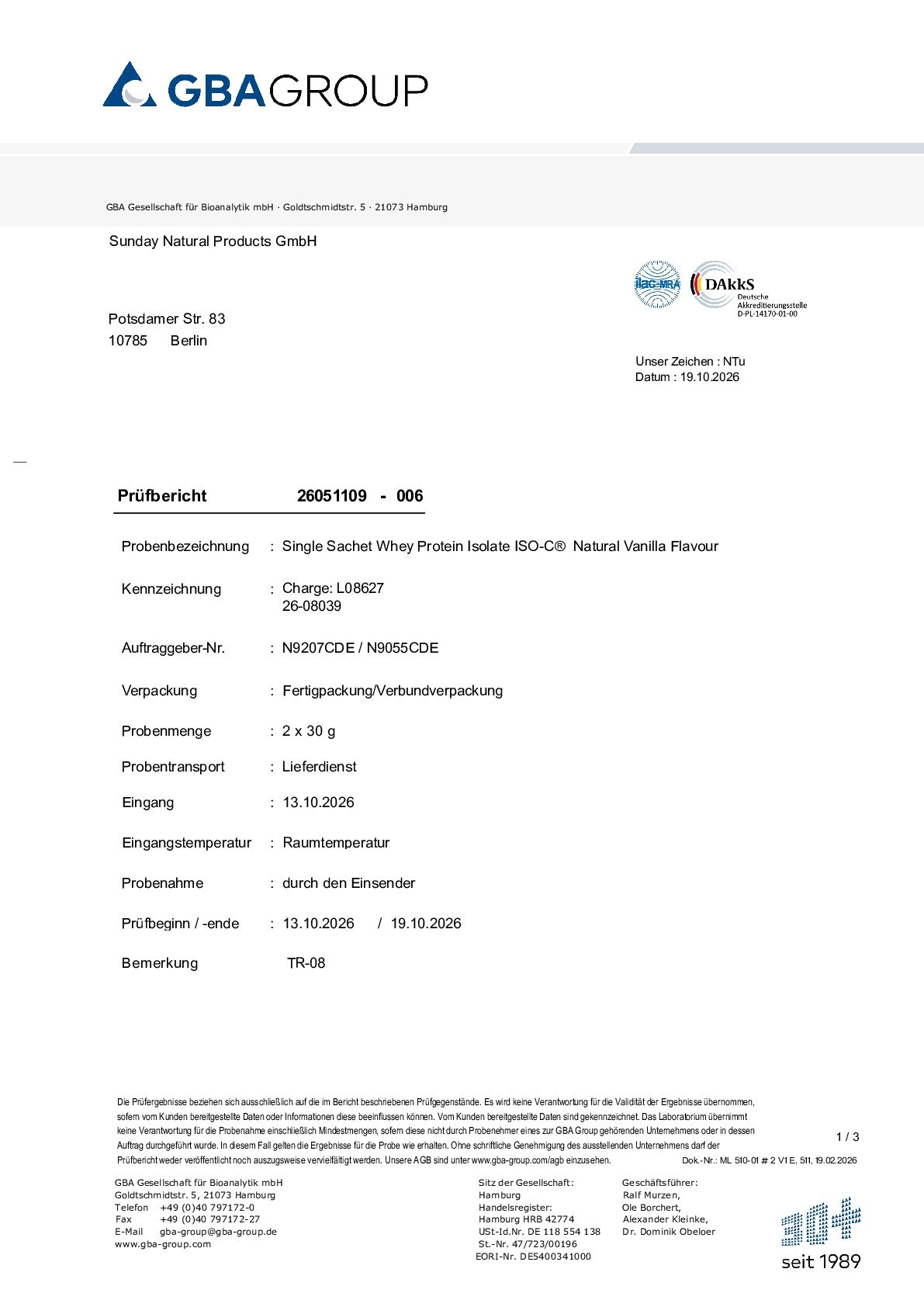 ACTIVE INGREDIENT/HEAVY METALS/MICROBIOLOGY ACTIVE INGREDIENT/HEAVY METALS/MICROBIOLOGY