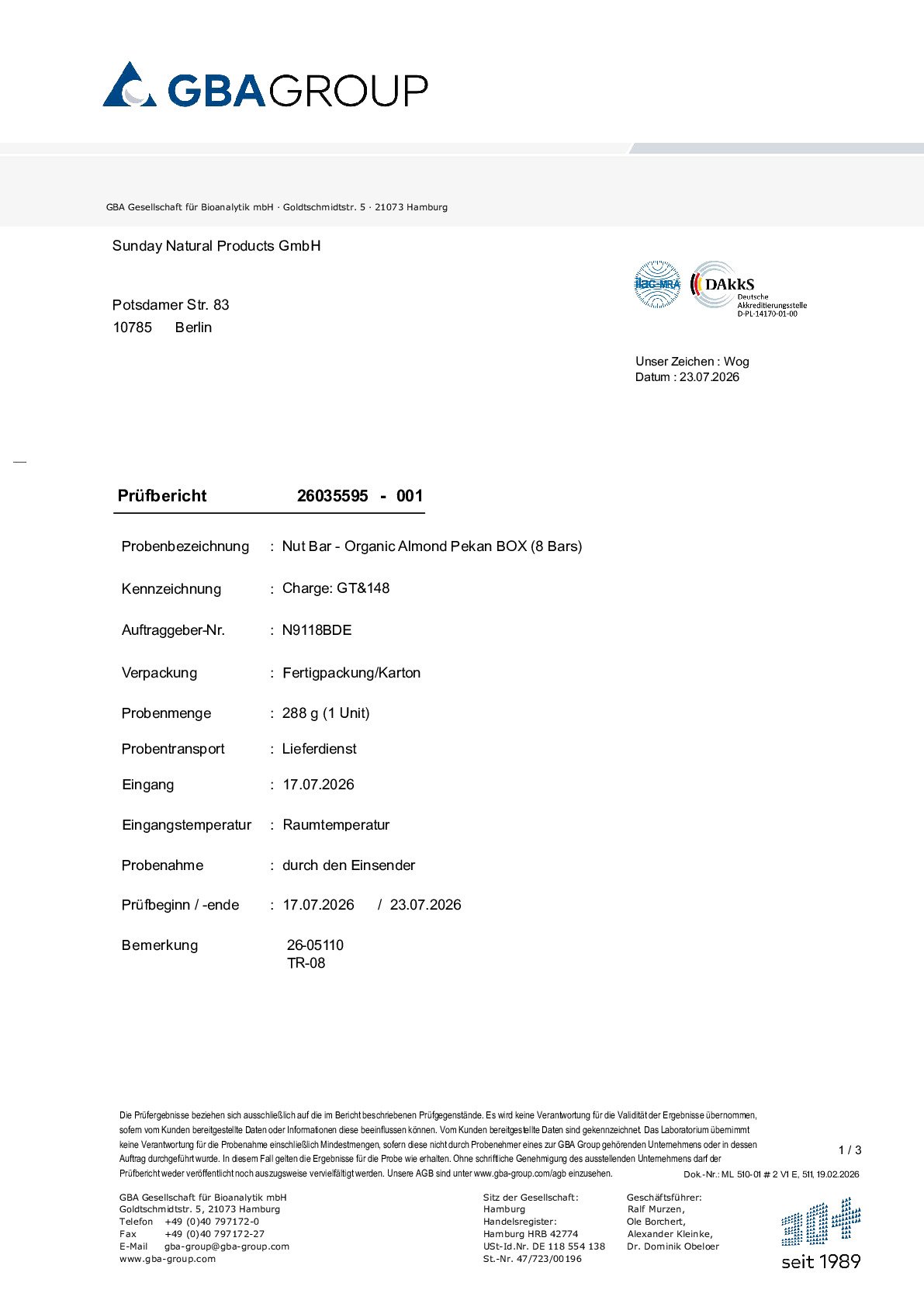SCHWERMETALLE/MIKROBIOLOGIE SCHWERMETALLE/MIKROBIOLOGIE