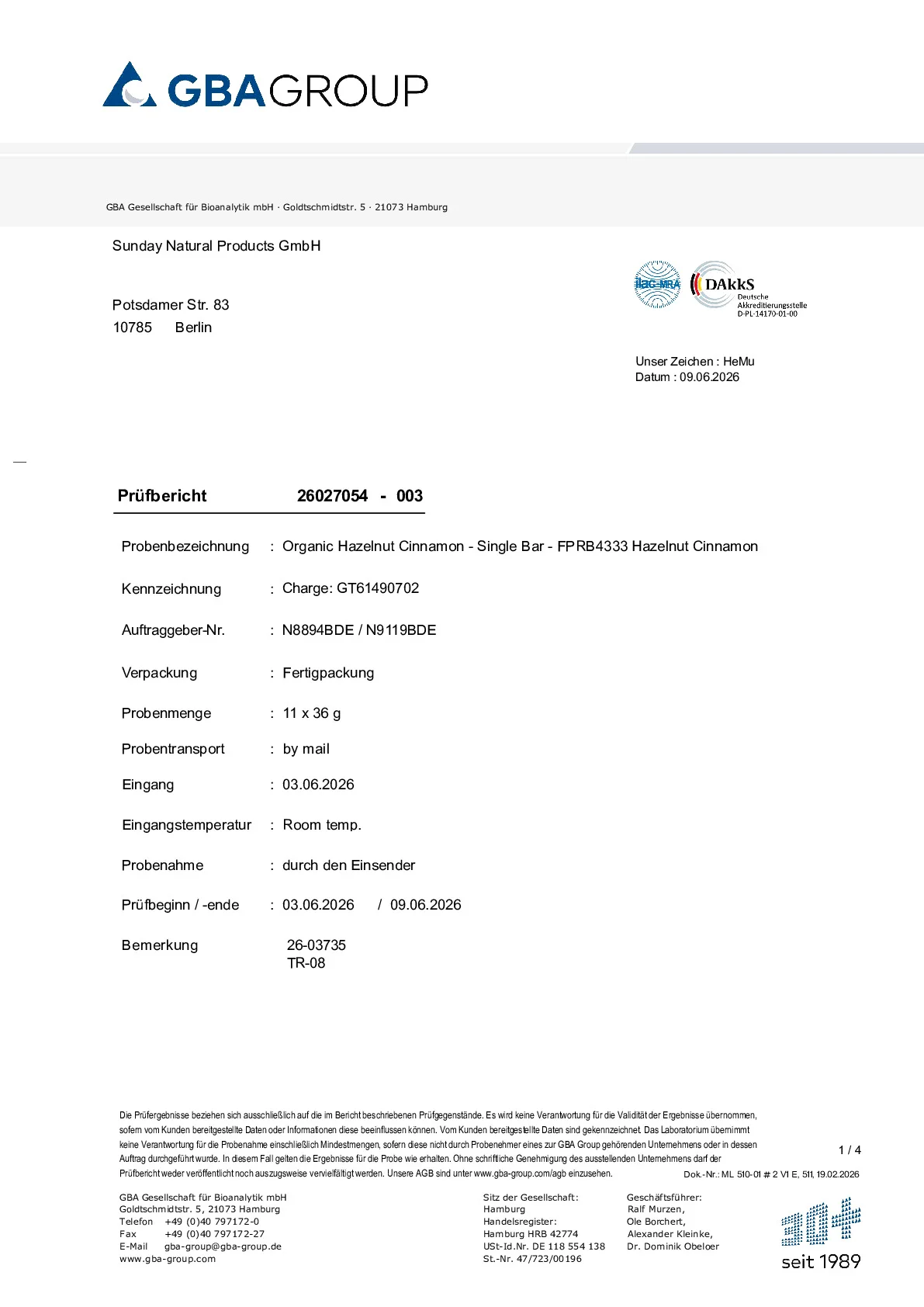 SCHWERMETALLE/MIKROBIOLOGIE SCHWERMETALLE/MIKROBIOLOGIE