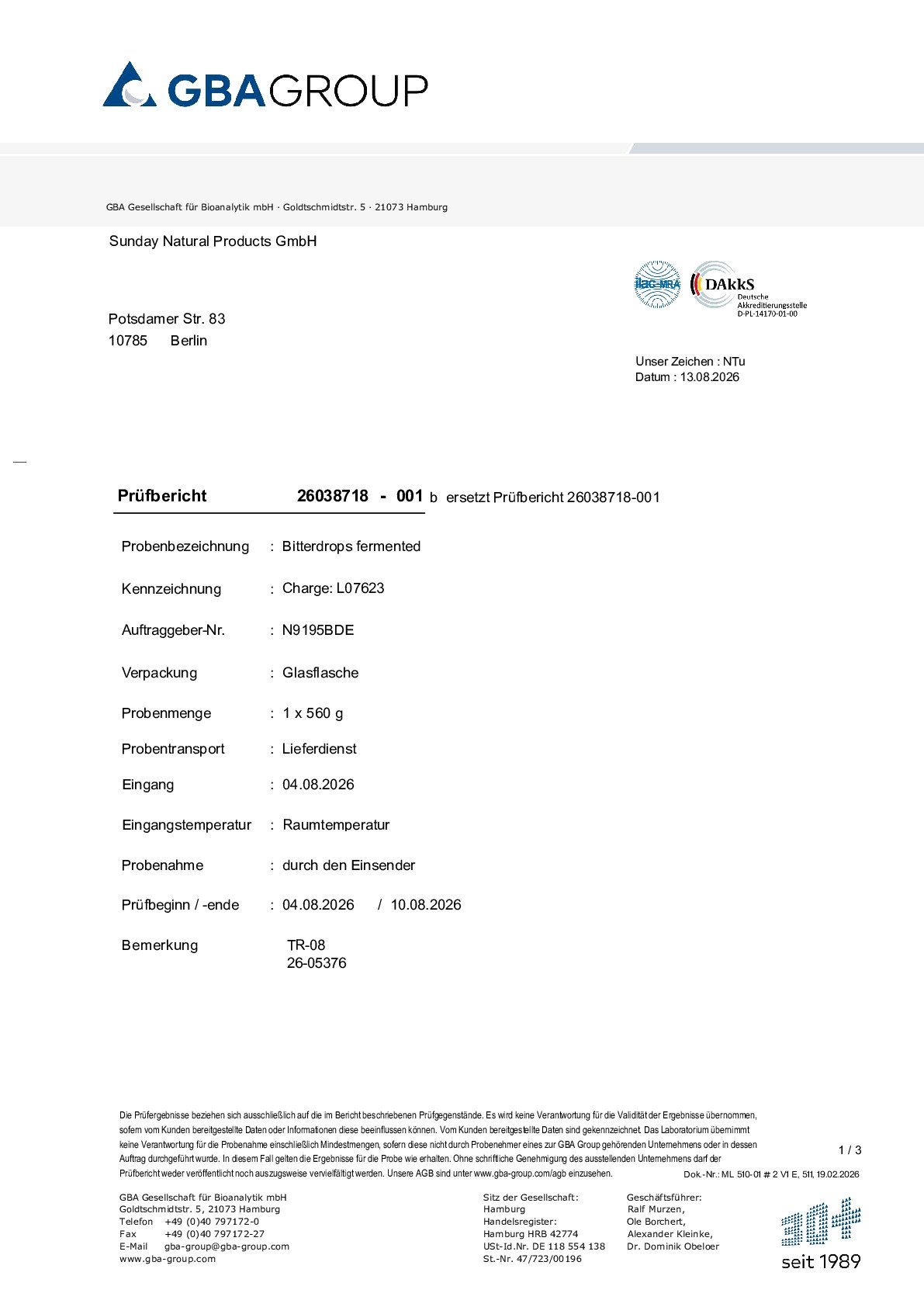 SCHWERMETALLE/MIKROBIOLOGIE SCHWERMETALLE/MIKROBIOLOGIE