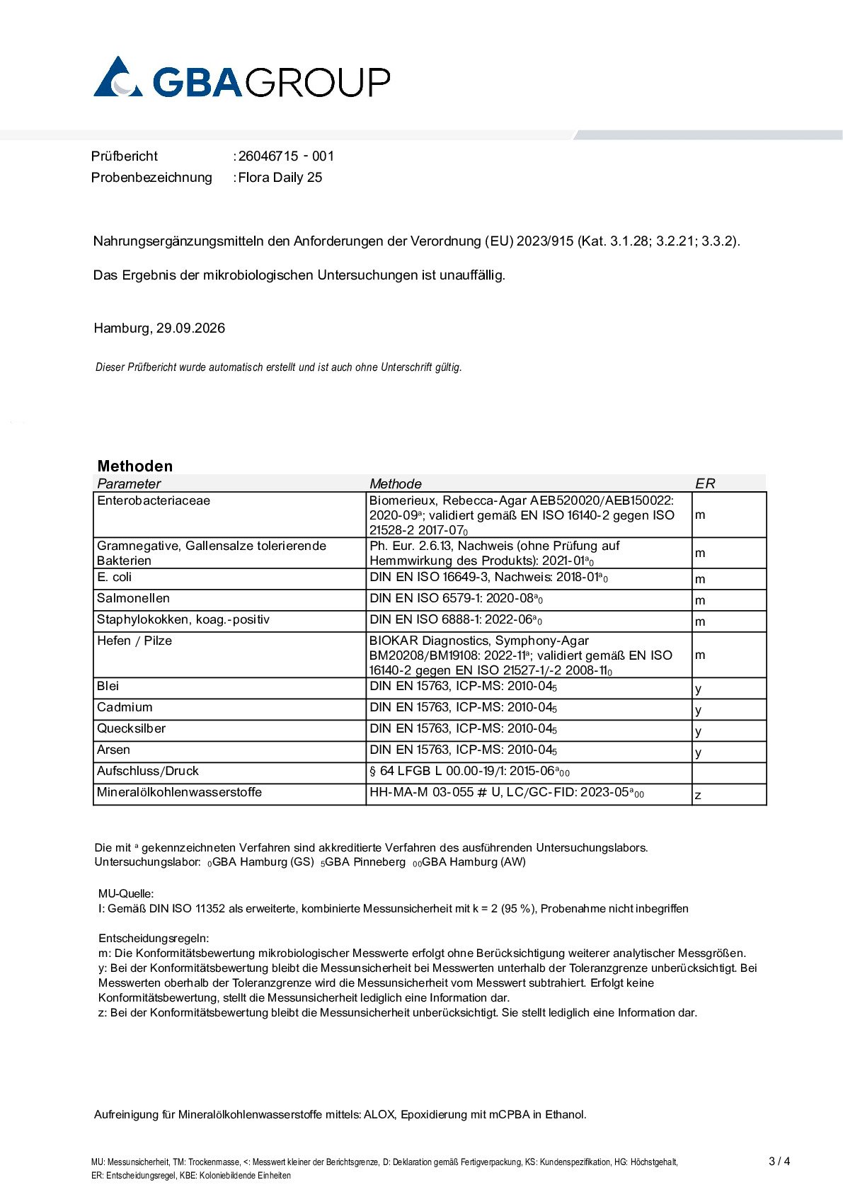 MÉTAUX LOURDS/MICROBIOLOGIE MÉTAUX LOURDS/MICROBIOLOGIE