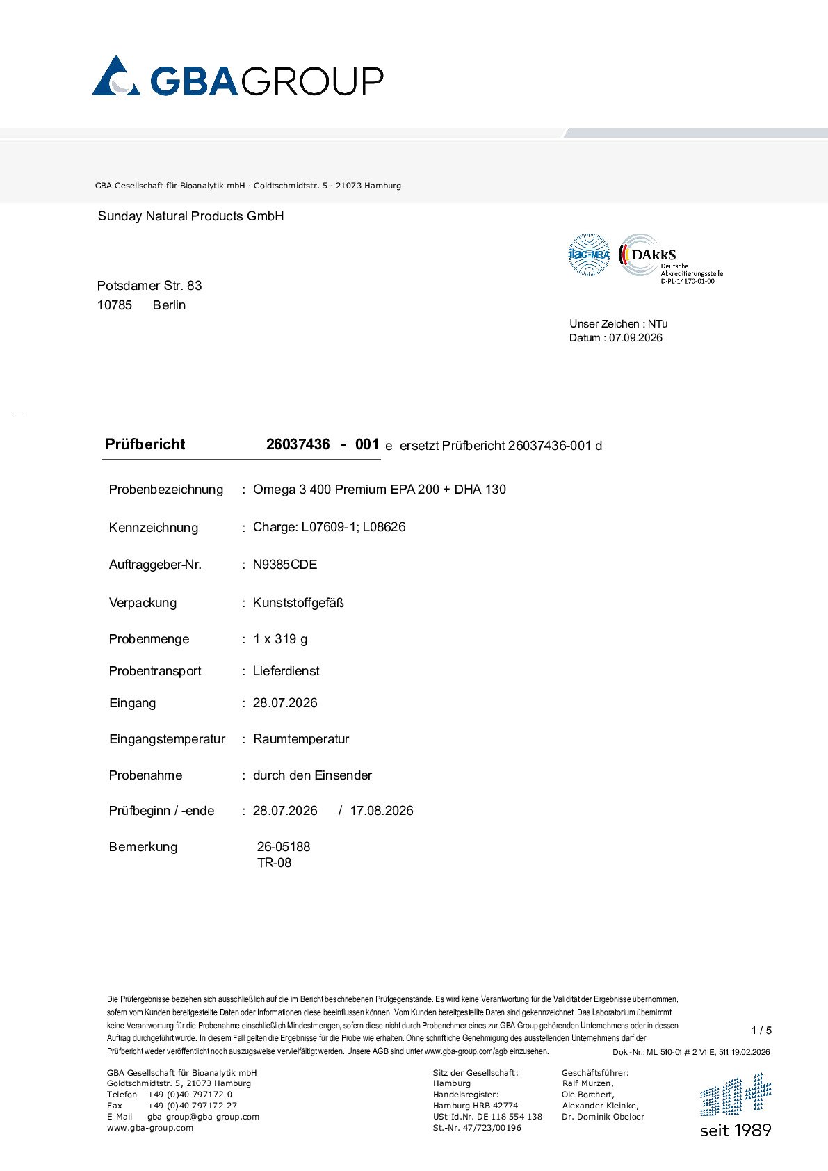 TOTOX/AKTIVER ZUTATEN/MIKROBIOLOGIE/SCHWERMETALLE